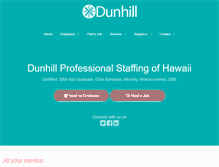 Tablet Screenshot of dunhillhawaii.com